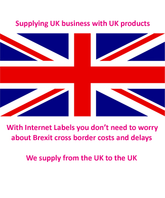 Internet Labels supply from the UK to the UK